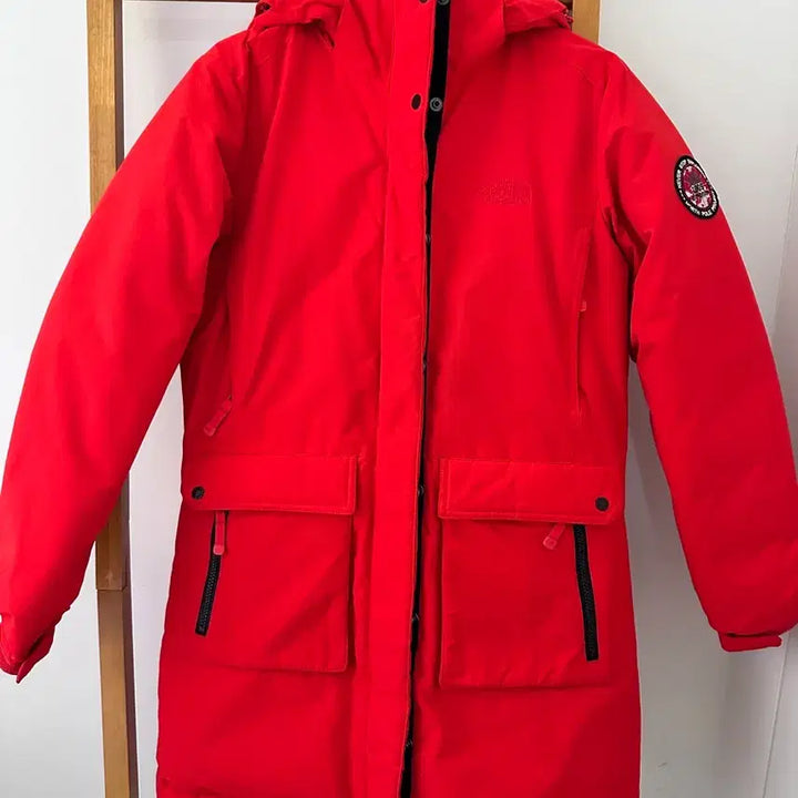 [BUNJANG] The North Face Red Goose Down Puffer Jacket (Size XL) / 노스페이스 레드 구스 패딩 자켓(사이즈95)