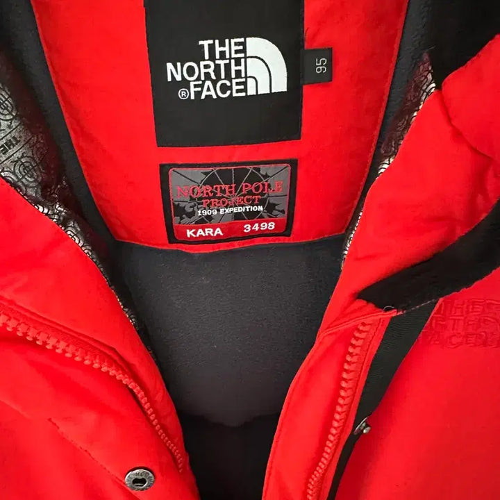 [BUNJANG] The North Face Red Goose Down Puffer Jacket (Size XL) / 노스페이스 레드 구스 패딩 자켓(사이즈95)