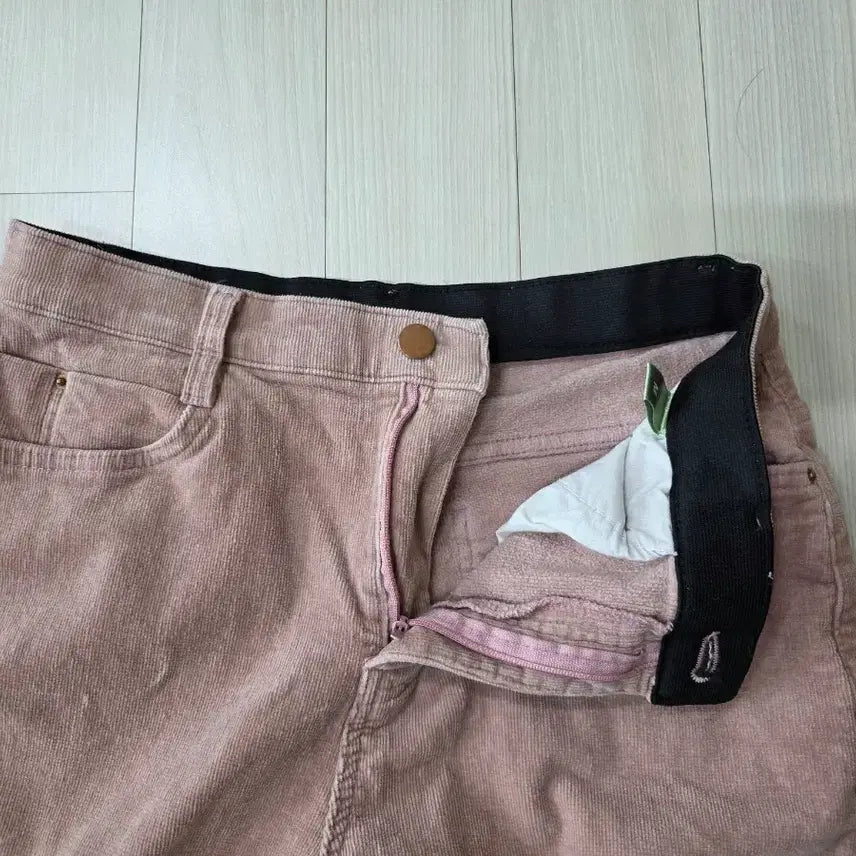 [BUNJANG] Pink Corduroy Pants M / 핑크 코듀로이 팬츠 M