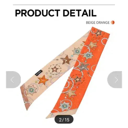 [BUNJANG] Karel Lagerfeld Silk Scarf / 칼 라거펠트 실크100스카프  새제품