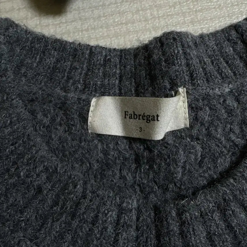 [BUNJANG] Fabregat Knit Gray / 파브레가 니트