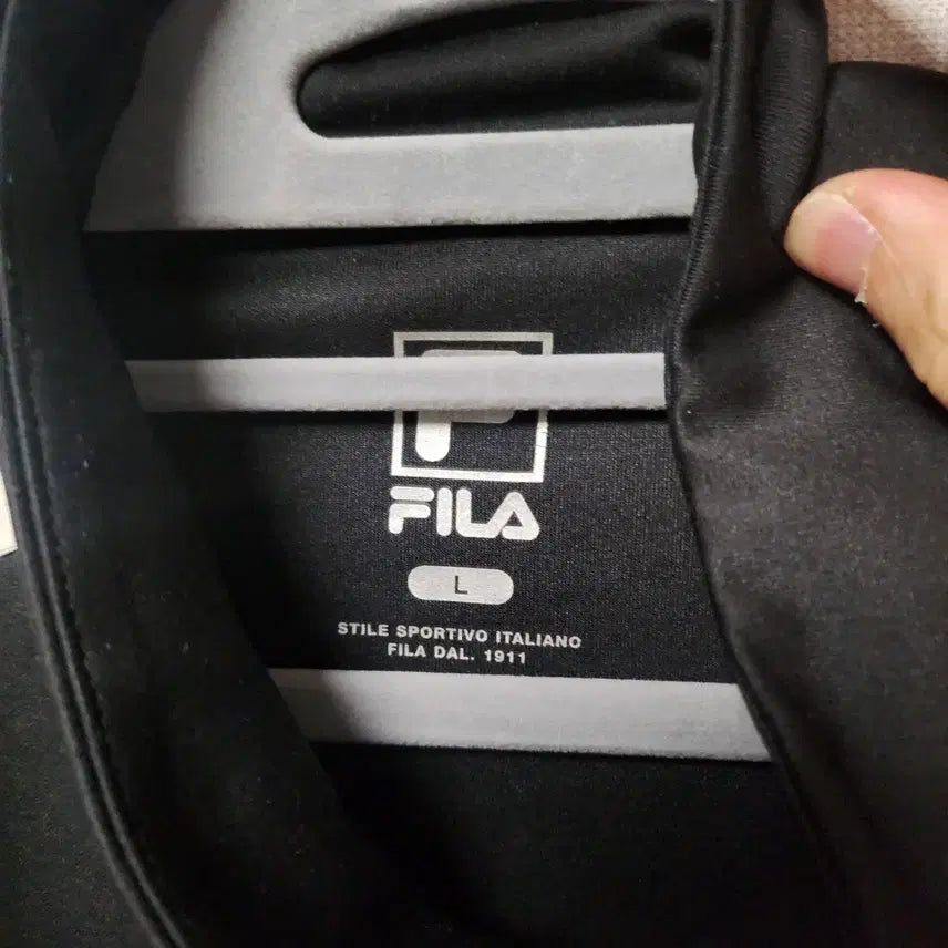 [BUNJANG] FILA Black Track Jacket / [100] FILA 휠라 블랙 트랙 자켓 (3057)