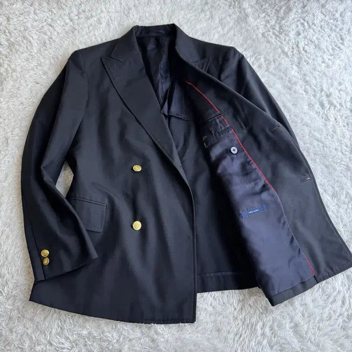 [BUNJANG] J-Press Double Breasted Blazer / 제이프레스 더블 브레스티드 금장 블레이저