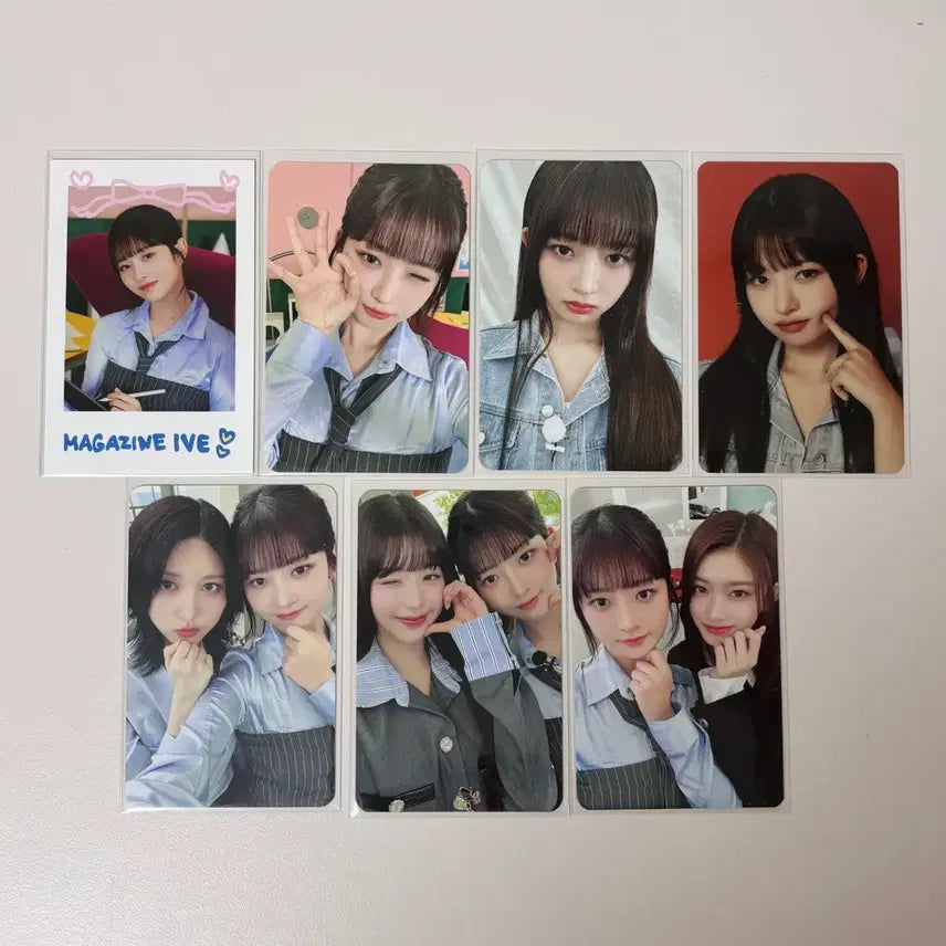 일괄 ) 아이브 레이 엠디 포카 미공포 팬미팅 다이브존 md