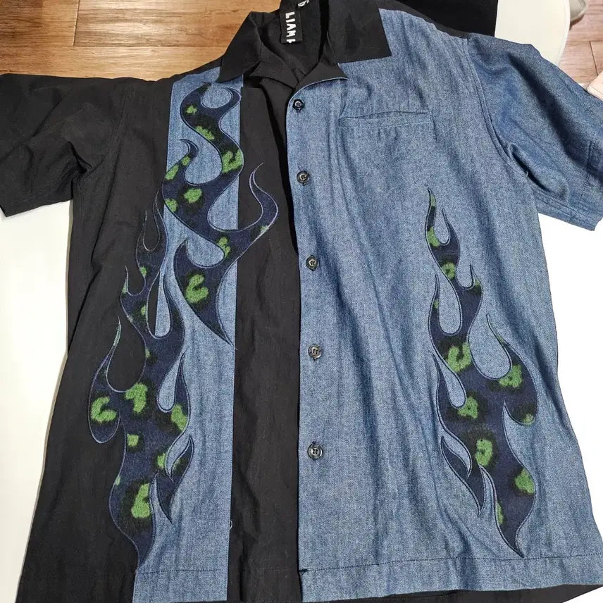 [BUNJANG] LiamHodges Short Sleeve Shirt (L) / LiamHodges 반팔셔츠(L) 리암호지스