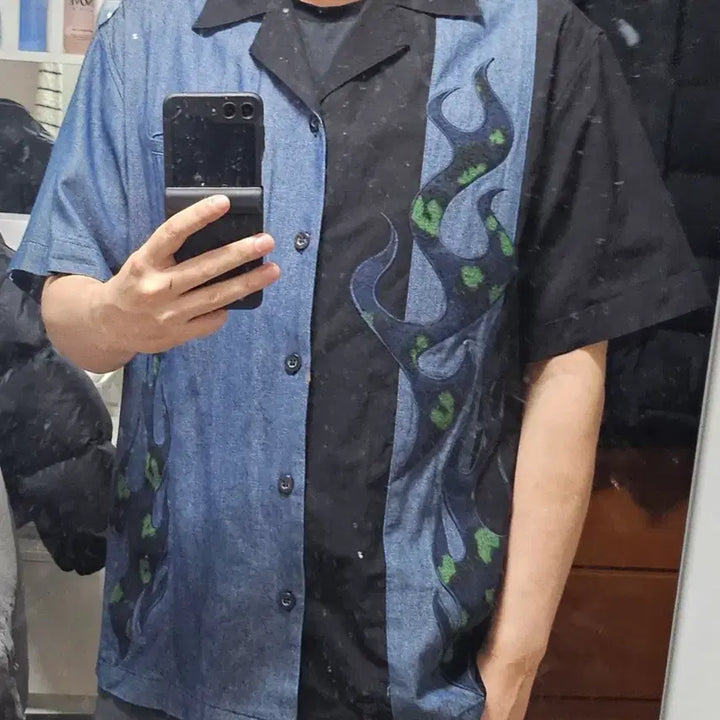 [BUNJANG] LiamHodges Short Sleeve Shirt (L) / LiamHodges 반팔셔츠(L) 리암호지스