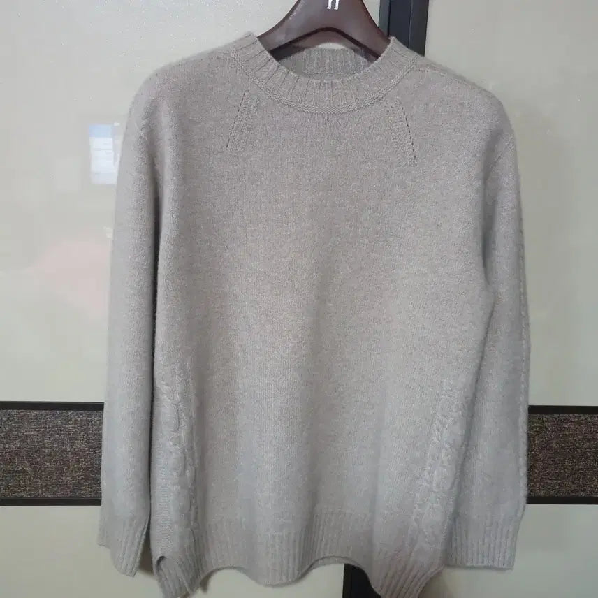 [BUNJANG] La Ciento Oatmeal Knit Sweater / 라씨엔토 오트밀 니트