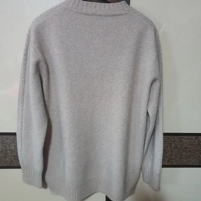 [BUNJANG] La Ciento Oatmeal Knit Sweater / 라씨엔토 오트밀 니트