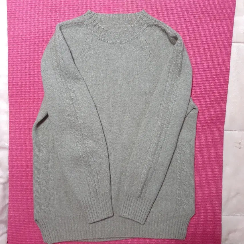 [BUNJANG] La Ciento Oatmeal Knit Sweater / 라씨엔토 오트밀 니트