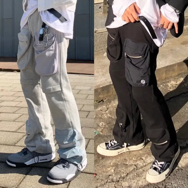 [BUNJANG] NEXZDOOR Lips Multi-Pocket Sweatpants / 넥스트도어립스 멀티포켓 스웻팬츠