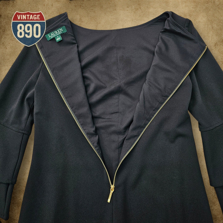 [BUNJANG] Ralph Lauren Bell Sleeve Crepe Dress / [2] Ralph Lauren 랄프로렌 벨 슬리브 크레이프 원피스