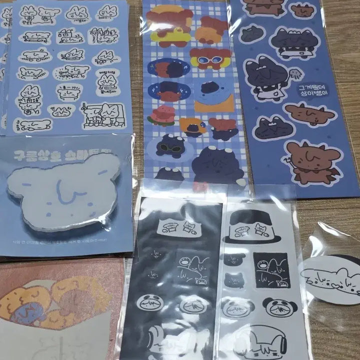 [BUNJANG] GABITIME SangBang &amp; KiSangHo GripTok &amp; Sticker Bundle Set / 갑타 가비지타임 상뱅 기상호 그립톡 스티커 세트 일괄