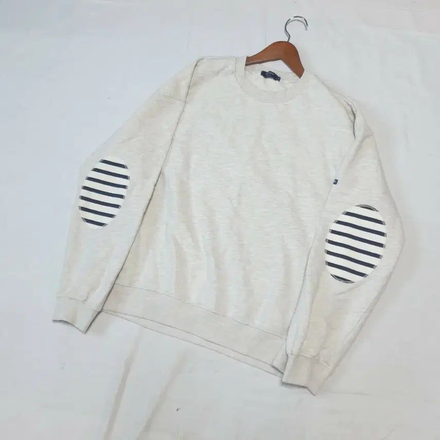 [BUNJANG] Saint James Elbow Patch Sweatshirt (L) / 세인트제임스 엘보패치 맨투맨