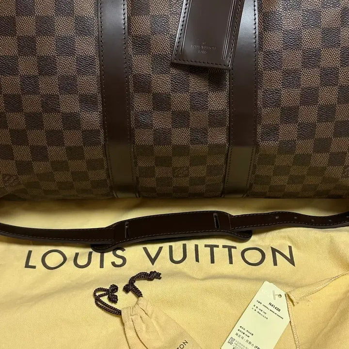 [BUNJANG] Louis Vuitton Damier Keepall 45 / 루이비통 반둘리에 다미에 키폴 45 국내판