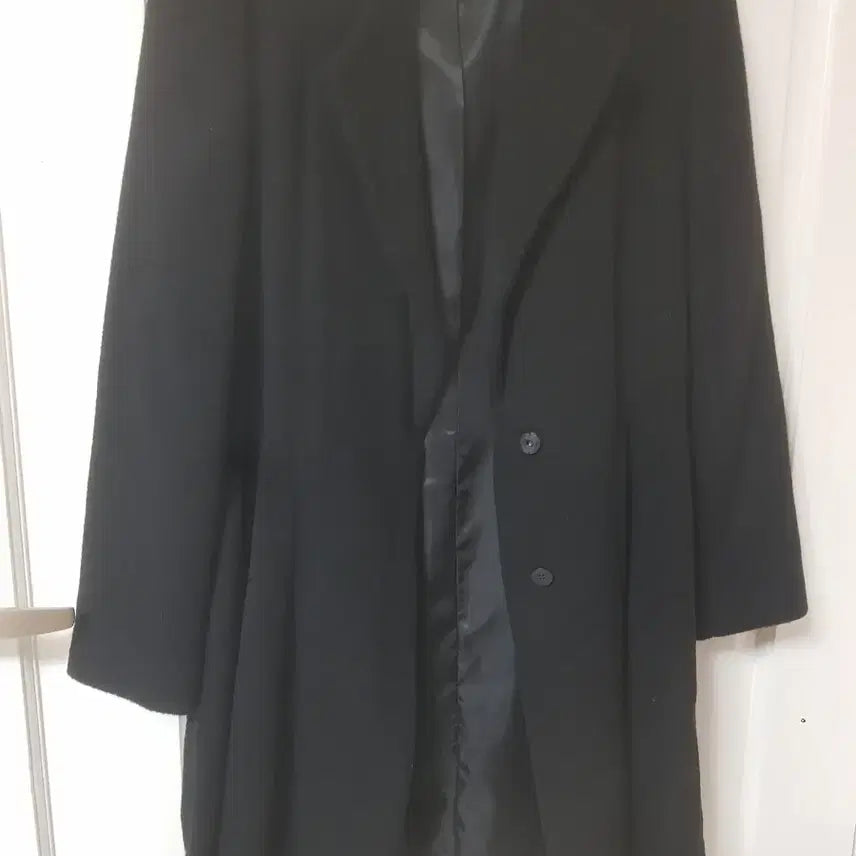 [BUNJANG] Georges Rech Black Long Coat (55~Slim 66) / 조르쥬 레쉬 블랙 롱코트(55~슬림66)드라이완료