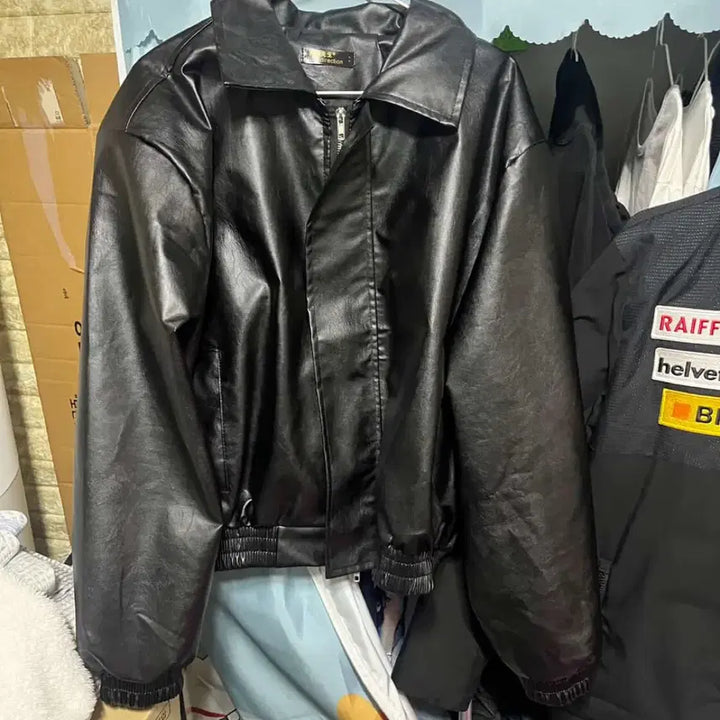 [BUNJANG] Leather Jacket / 가죽 자켓 팔아요