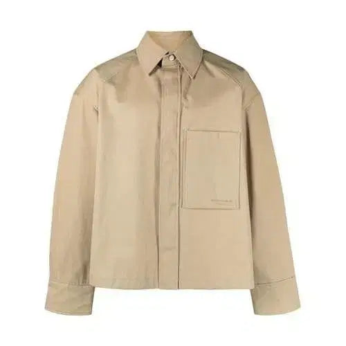 [BUNJANG] Wooyoungmi Cotton Crop Jacket Beige / [새제품]52 우영미 자켓 크롭자켓 베이지 숏자켓 셔츠자켓