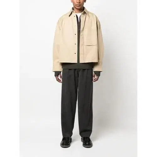 [BUNJANG] Wooyoungmi Cotton Crop Jacket Beige / [새제품]52 우영미 자켓 크롭자켓 베이지 숏자켓 셔츠자켓