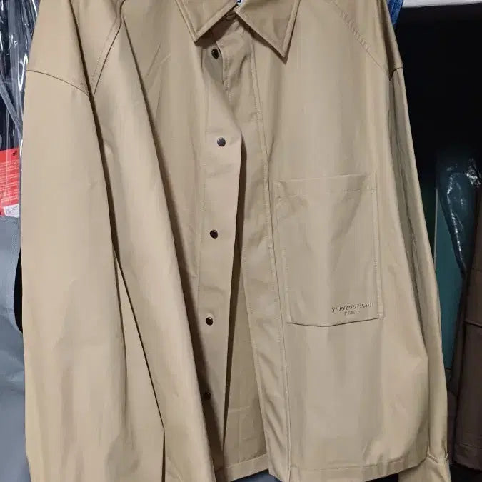 [BUNJANG] Wooyoungmi Cotton Crop Jacket Beige / [새제품]52 우영미 자켓 크롭자켓 베이지 숏자켓 셔츠자켓