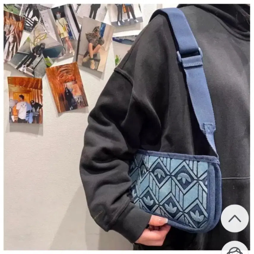 [BUNJANG] Adidas Denim Shoulder Bag / (새상품) 아디다스 데님 숄더백