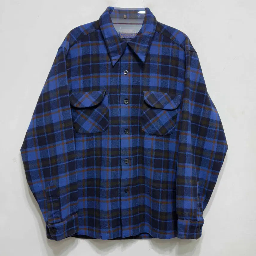 [BUNJANG] Pendleton Virgin Wool Check Shirt / 80s 펜들턴 버진울 체크 셔츠 USA
