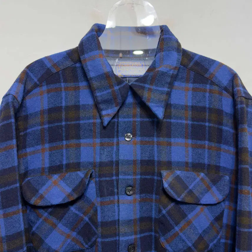 [BUNJANG] Pendleton Virgin Wool Check Shirt / 80s 펜들턴 버진울 체크 셔츠 USA