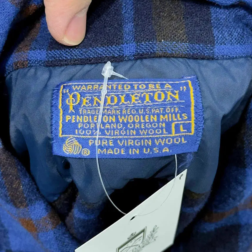 [BUNJANG] Pendleton Virgin Wool Check Shirt / 80s 펜들턴 버진울 체크 셔츠 USA
