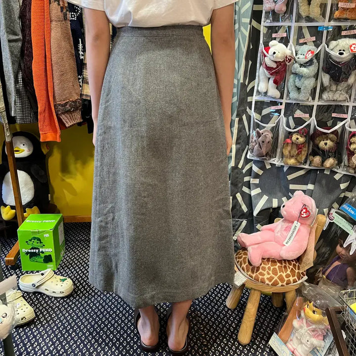 [SOLD OUT] [Japanese Vintage] 울 랩 롱스커트