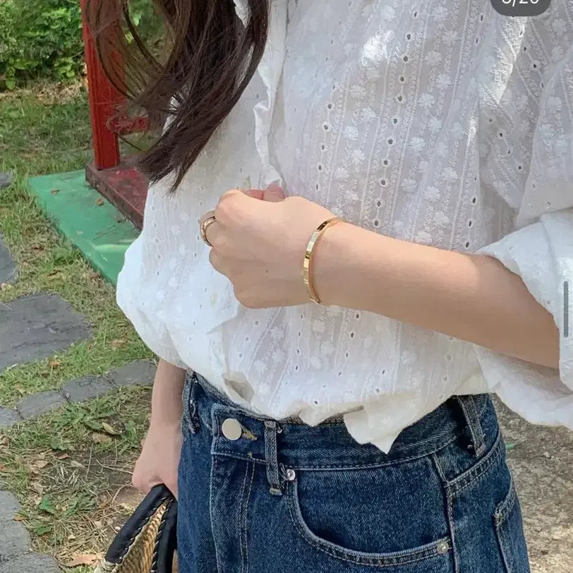 [BUNJANG] Mauve Da Eun Lace Blouse / Mauve 다은님 마켓 레이스 블라우스