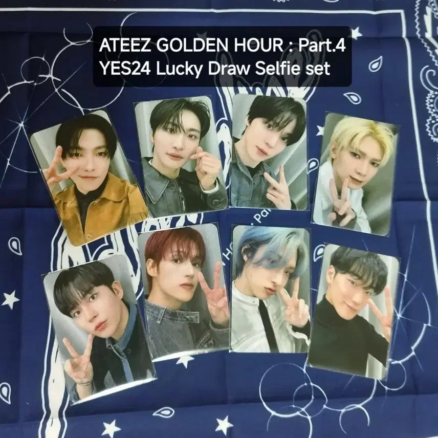 ATEEZ YES24 특전 Selfie set - 골든아워 파트4