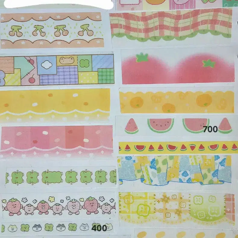 [BUNJANG] Various Masking Tape Bundle / 마테 300종 소분 판매 띵(제리 김헹푸 핑루 훈찌 뽐뽐 평화조각 등)