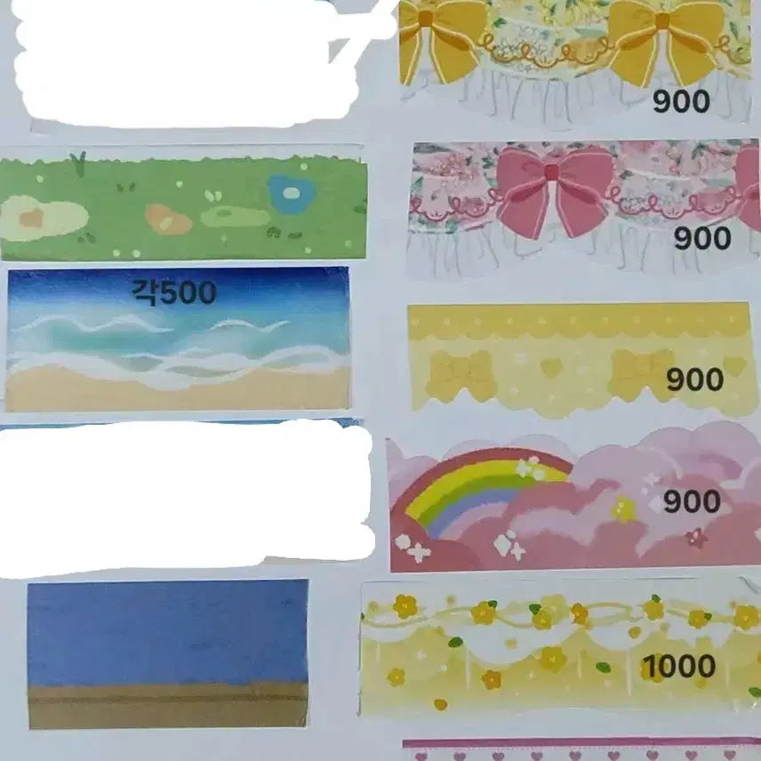 [BUNJANG] Various Masking Tape Bundle / 마테 300종 소분 판매 띵(제리 김헹푸 핑루 훈찌 뽐뽐 평화조각 등)