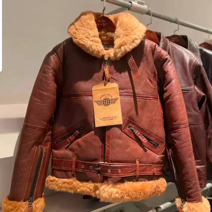 [BUNJANG] Noble House RAF Mouton Jacket / 노블하우스  영국군 RAF 무스탕 자켓