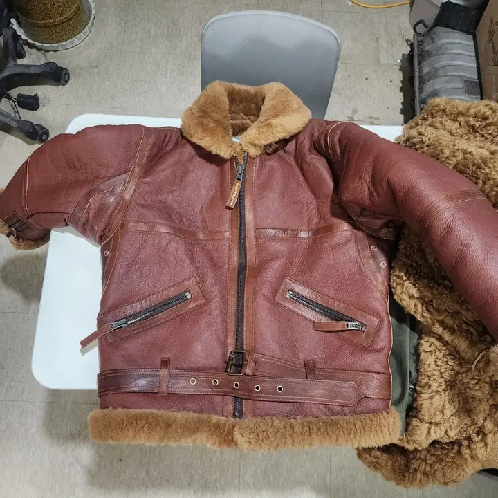 [BUNJANG] Noble House RAF Mouton Jacket / 노블하우스  영국군 RAF 무스탕 자켓