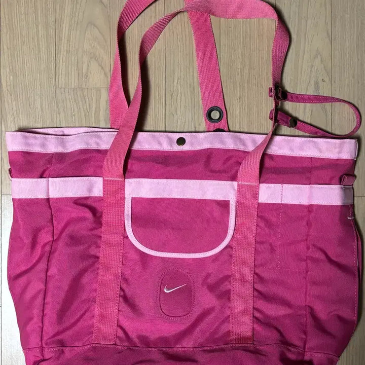 [BUNJANG] Nike Strawberry Milk Pink Shoulder Bag / Nike 나이키 딸기우유 핑크 숄더백
