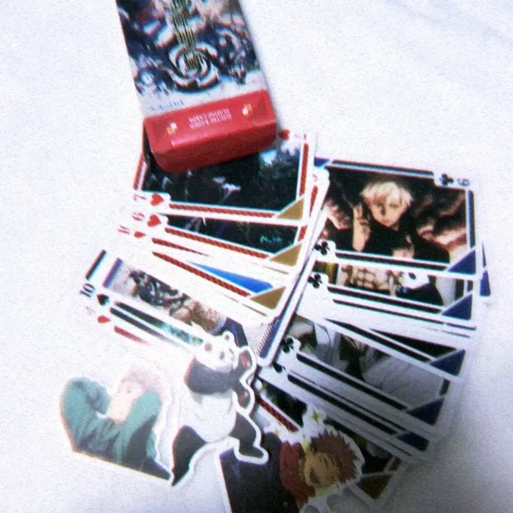 [BUNJANG] Jujutsu Kaisen Trump Card and Sticker Set / (공식)주술회전 트럼프 카드 외 스티커
