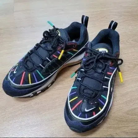 [BUNJANG] Nike Air Max 98 Premium Rainbow Sneakers / 나이키 에어맥스 98 프리미엄 레인보우 운동화
