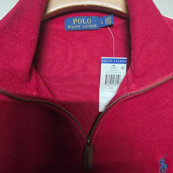 [BUNJANG] Polo Ralph Lauren Half-Zip Pullover (L) / 새제품)폴로 랄프로렌 남성 하프집업 L