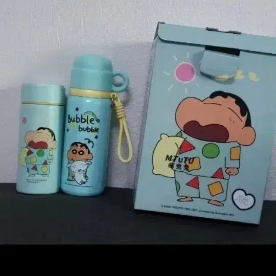 [BUNJANG] Crayon Shin-chan Thermos Bottle (Set of 2) / 짱구보온물병 2종