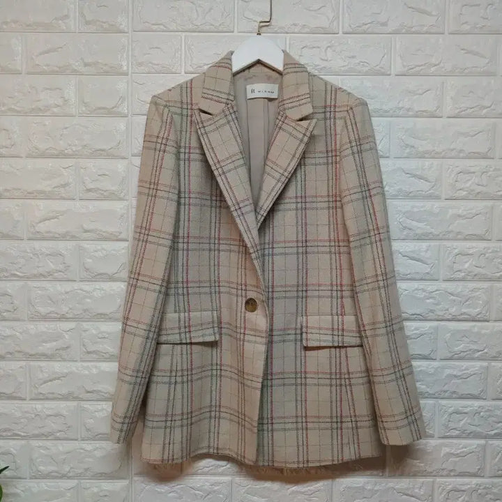 [BUNJANG] MICHAA Herringbone Blazer Jacket / 새거수준 it MICHAA 잇미샤 체크 블레이저 울 헤링본 자켓