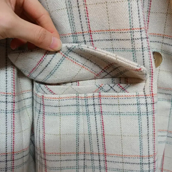 [BUNJANG] MICHAA Herringbone Blazer Jacket / 새거수준 it MICHAA 잇미샤 체크 블레이저 울 헤링본 자켓