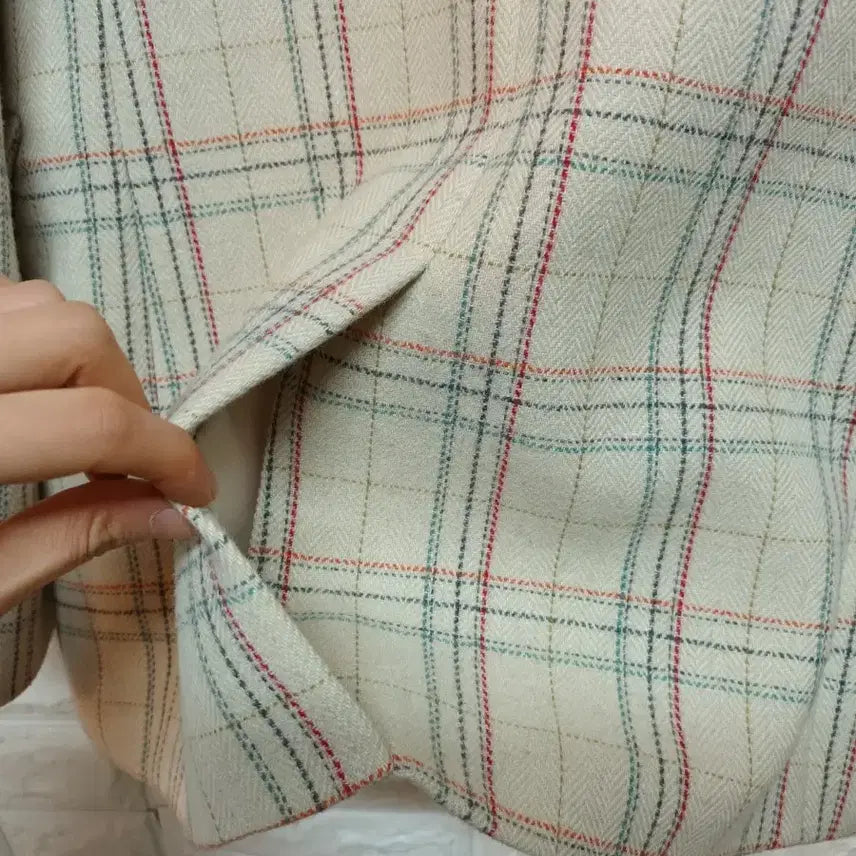 [BUNJANG] MICHAA Herringbone Blazer Jacket / 새거수준 it MICHAA 잇미샤 체크 블레이저 울 헤링본 자켓