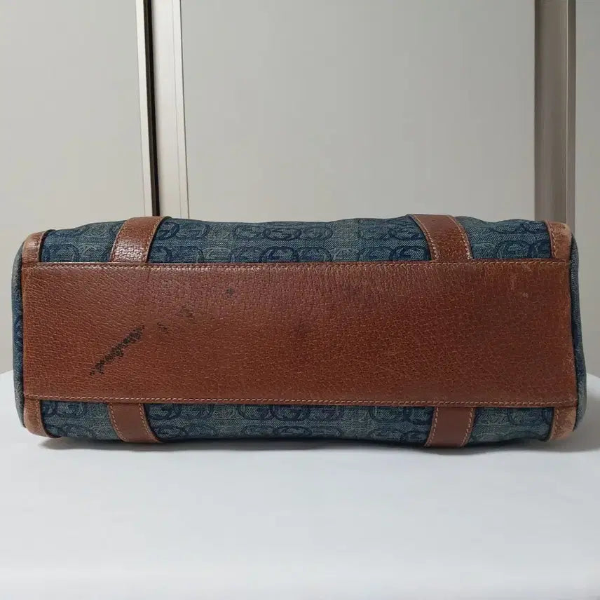 [BUNJANG] Gucci Vintage Denim Boston Bag / [정품/감정서O] 구찌 빈티지 블루 데님 보스턴백