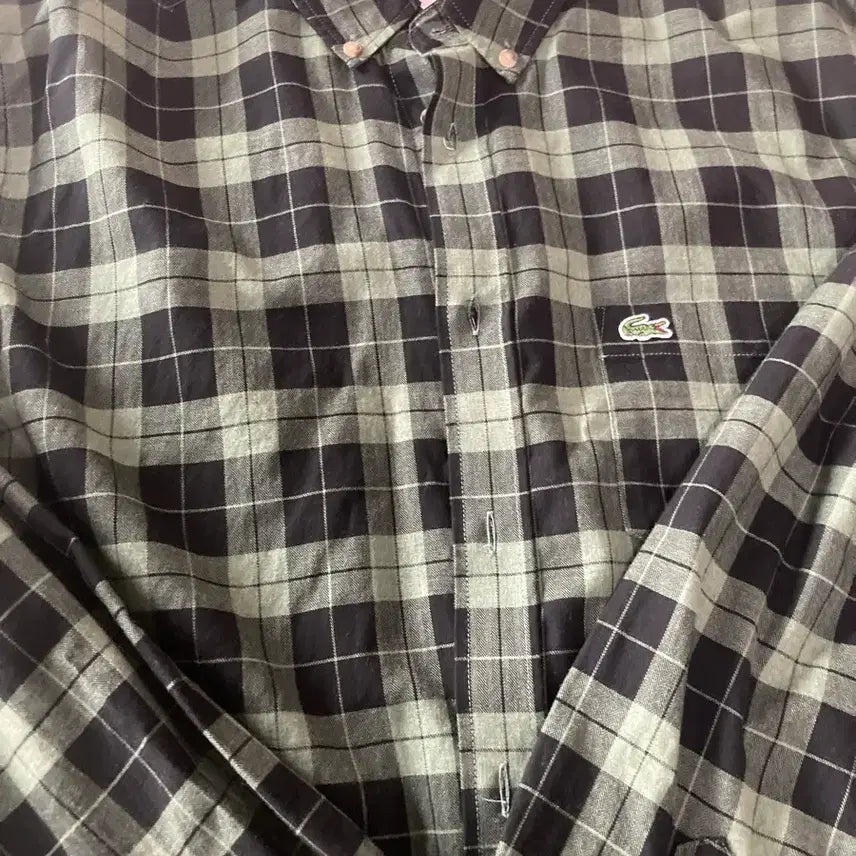 [BUNJANG] Lacoste Checkered Shirt / 라코스테 체크 셔츠