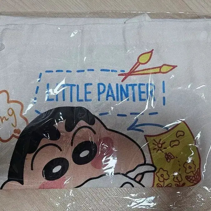 [BUNJANG] Crayon Shin-chan Eco Bag / 짱구 그림 그리기 에코백 새상품