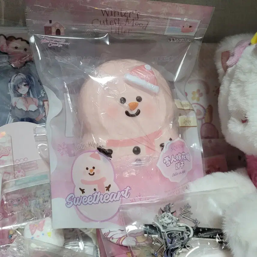 [SOLD OUT] 젠젠선물가게 브랜드 스퀴시 (스노우맨 마시멜로 쿠키)