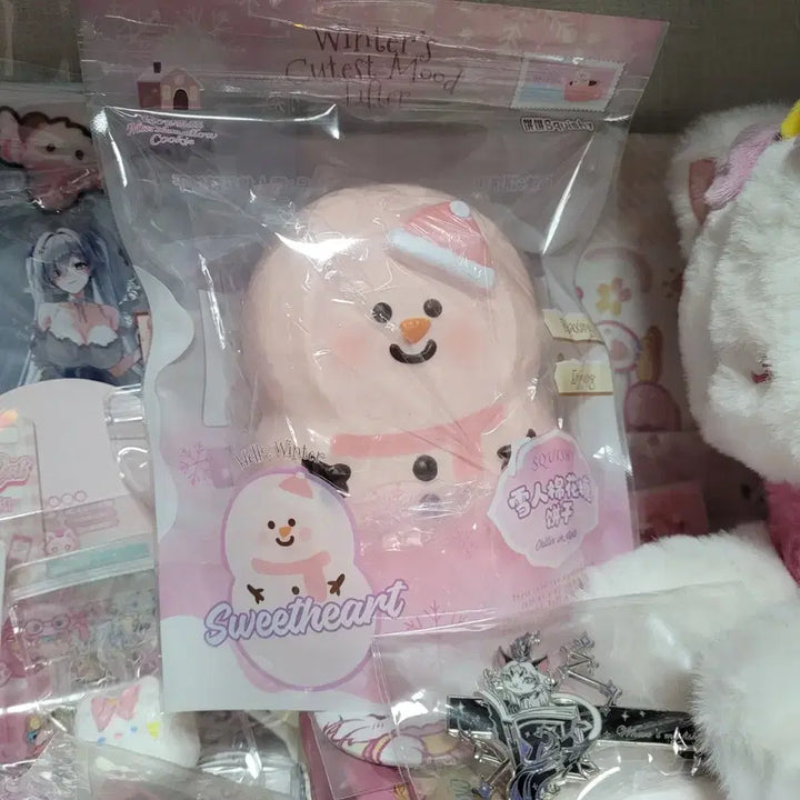 [SOLD OUT] 젠젠선물가게 브랜드 스퀴시 (스노우맨 마시멜로 쿠키)