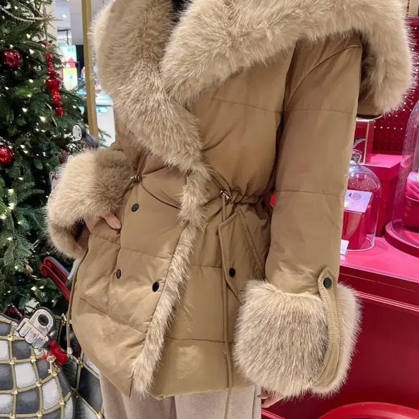 [BUNJANG] Sera Mink Fur Padded Jacket / 세라 퍼 밍크 패딩