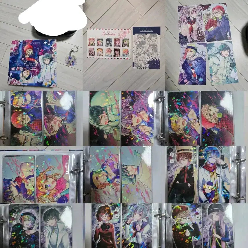 [BUNJANG] Wolf Game Studio Wasabi Sticker Acrylic Postcard Card / 일괄0.5) 늑대게임 스튜디오 와사비 스티커 아크릴 엽서 카드텍