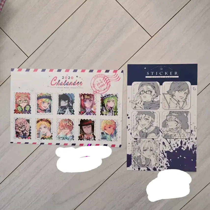 [BUNJANG] Wolf Game Studio Wasabi Sticker Acrylic Postcard Card / 일괄0.5) 늑대게임 스튜디오 와사비 스티커 아크릴 엽서 카드텍